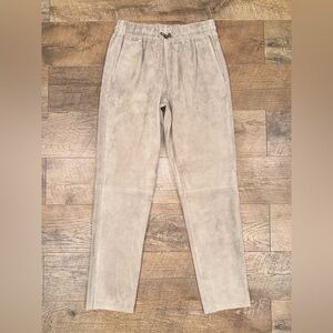 100% Suede by Steven K Drawstring Pants